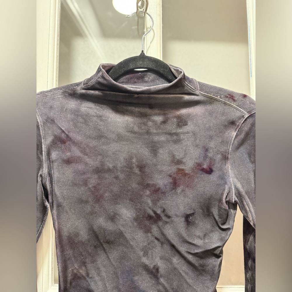 Lululemon All Aligned Mock Neck Long Sleeve Shirt *Crushed Velvet - Picture 6 of 9